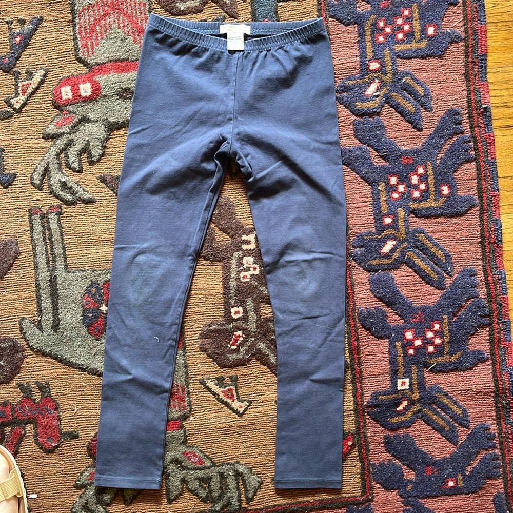 The Beaufort Bonnet Girls Navy blue leggings - size 8 - GUC